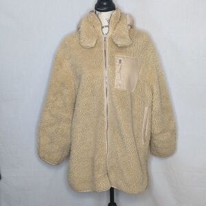 H&M Teddy Jacket Size XS EUC